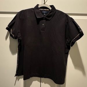 Vintage Burberry Black Golf Polo Women’s XL